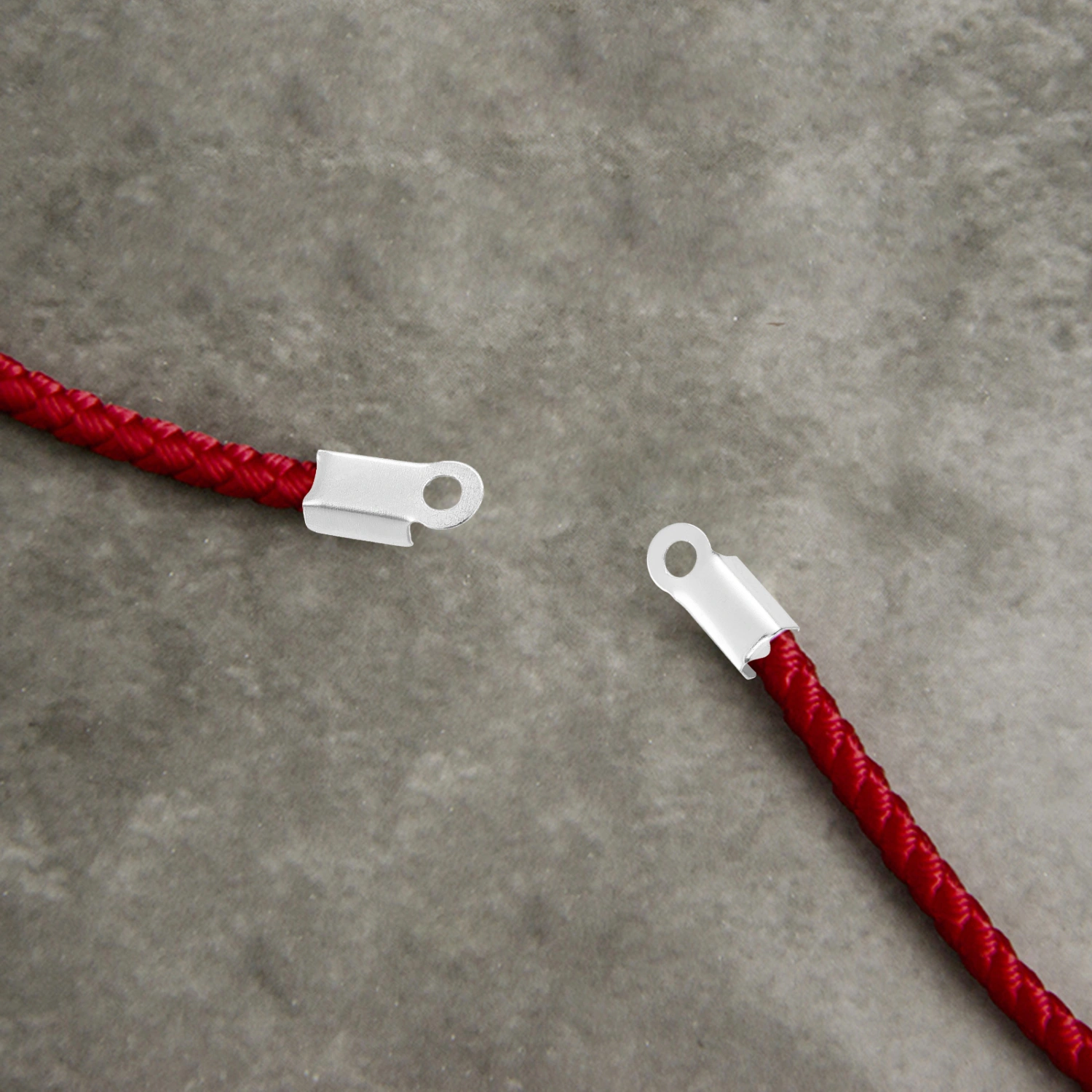 500pcs Ribbon Crimps Jewelry Making Ribbon Clamps Cord Ends Jewelry Kit