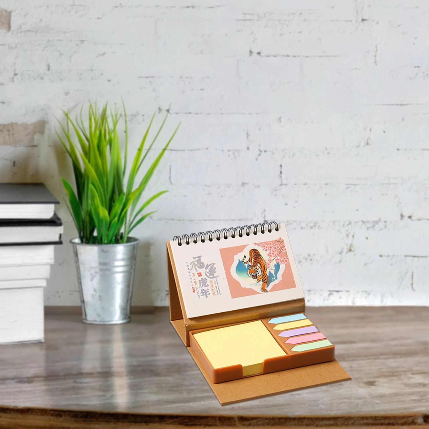 1 Pc New Year Desk Calendar Decorative Zodiac Tiger Year Calendar 2022 Calendar