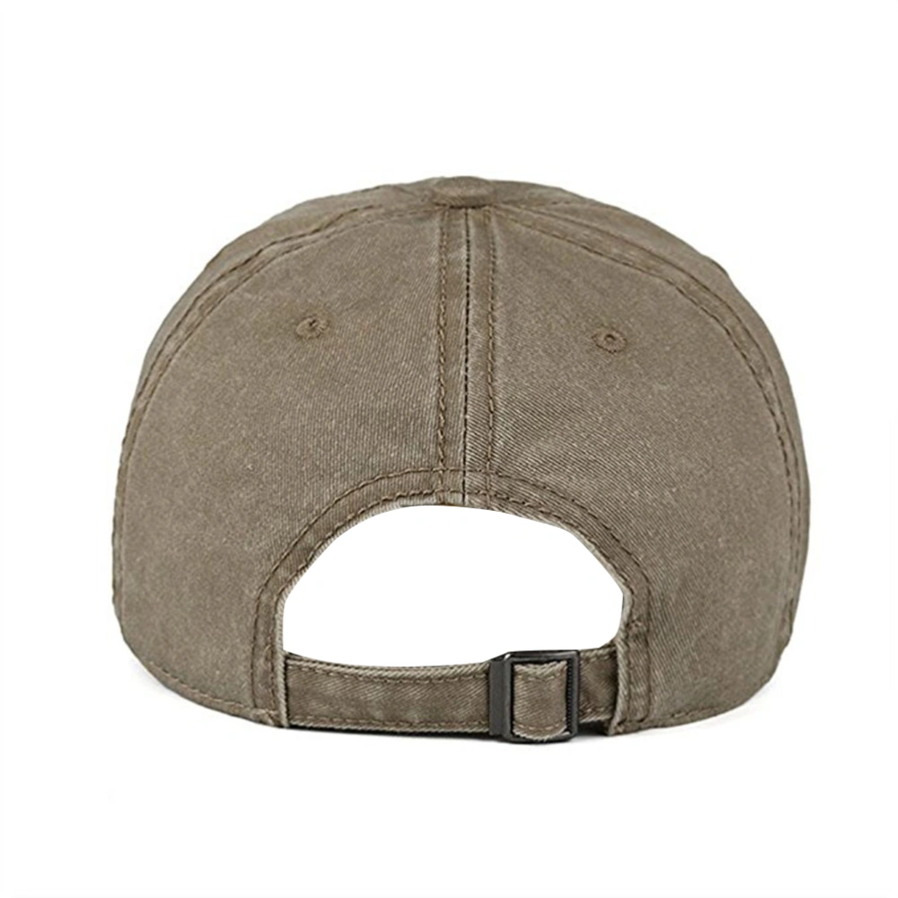 Fashion Washed Dyed Cotton Twill Low Profile Adjustable Baseball (Khaki)