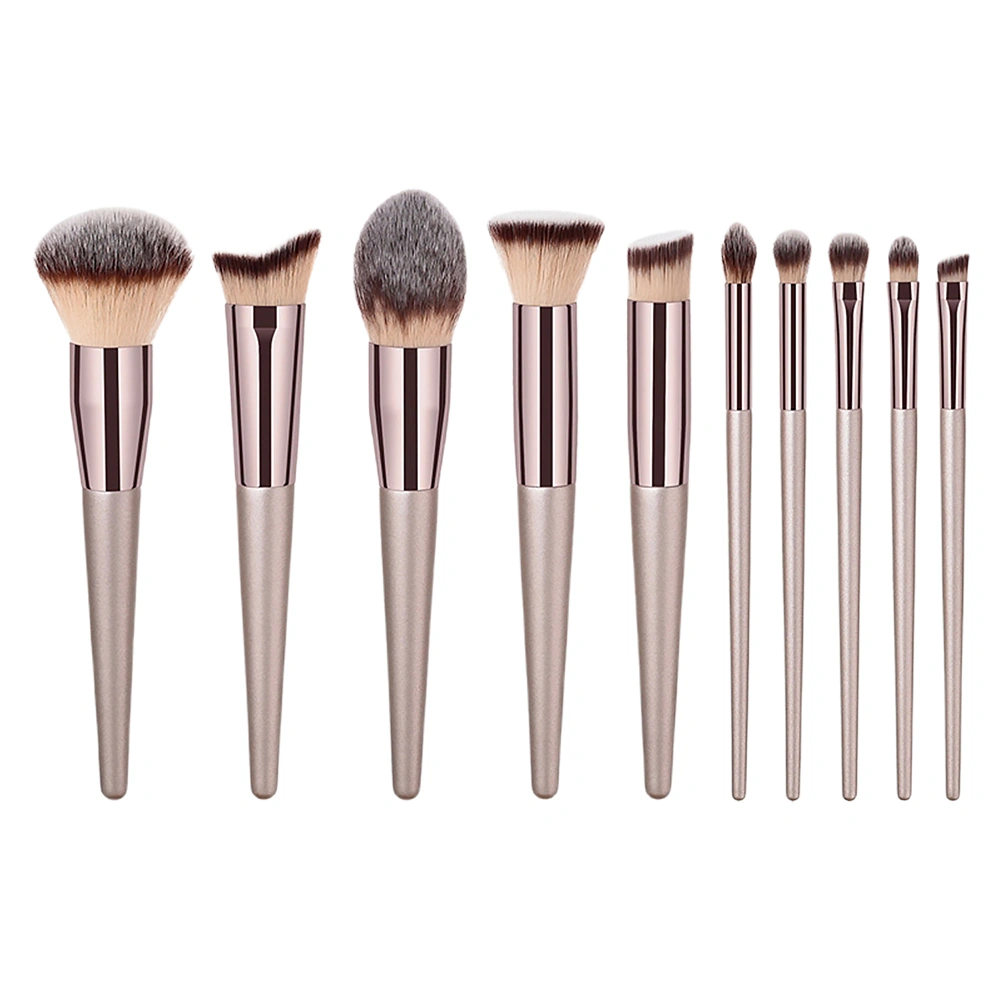 10 Pcs Makeup Brushes Kit Cosmetic Brushes Foundation Brushes Makeup Tool Brush