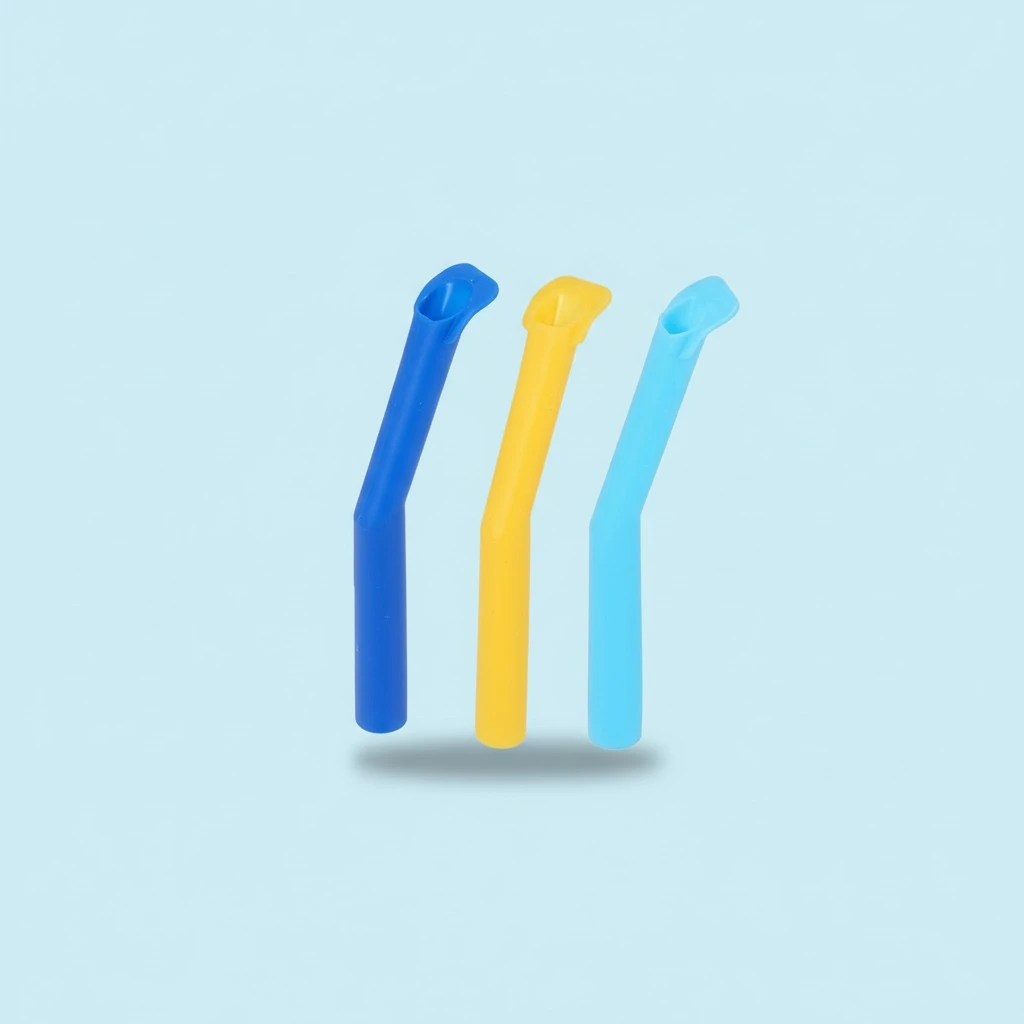 10Pcs Dental Saliva Ejector Disposable Suction Aspirator Tube (Random Color)