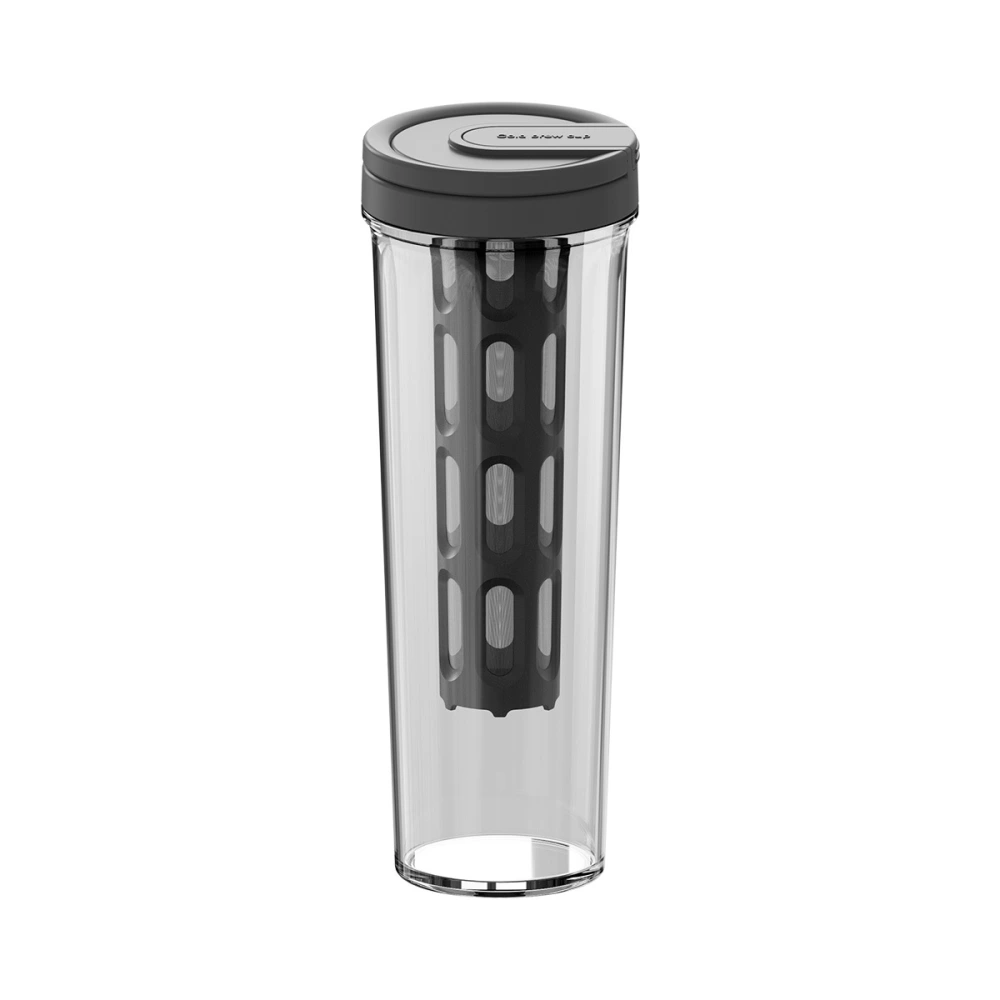 Reusable Cold Brew Bottle Transparent Water Kettle Cold Water Coffee Pitcher With Strainer 1L