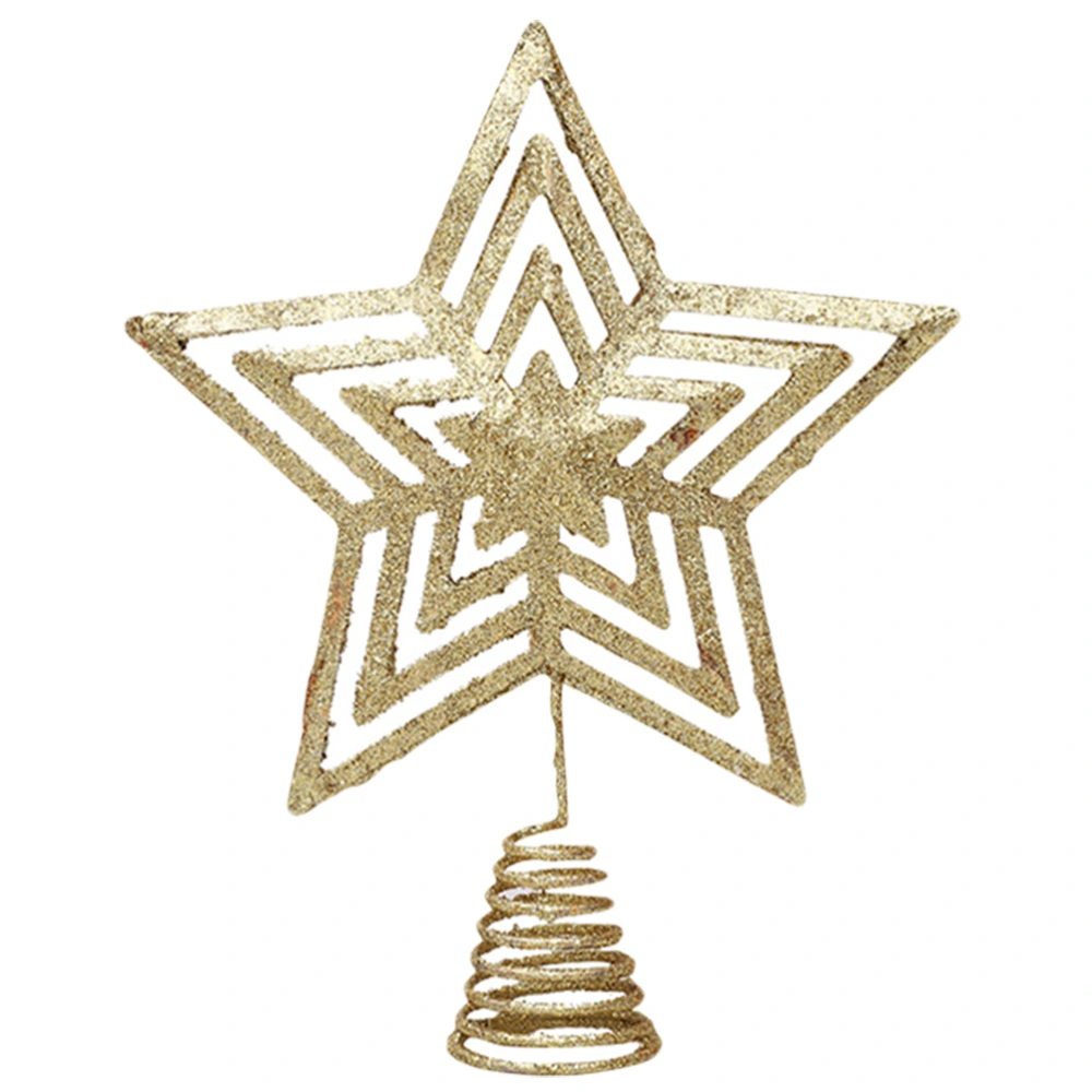 1pc Christmas Tree Star Topper Christmas Tree Ornament Decoration Supplies