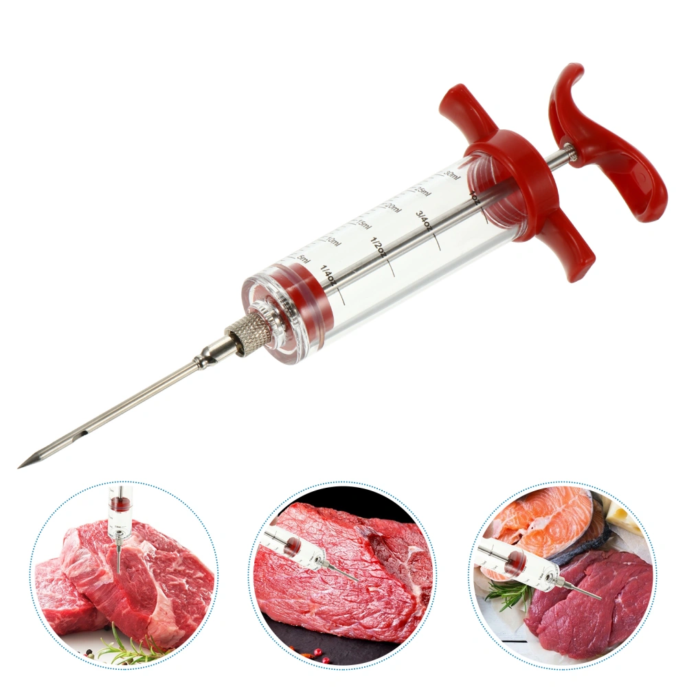 1 Set Seasoning Injector Barbecue  Practical Meat Sauce Injection Tool