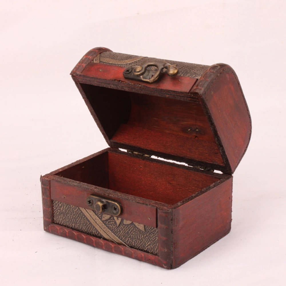 1Pc 10.5cm Antique Jewelry Box Makeup Case Organizer Sugar Box Retro Carved Storage Box