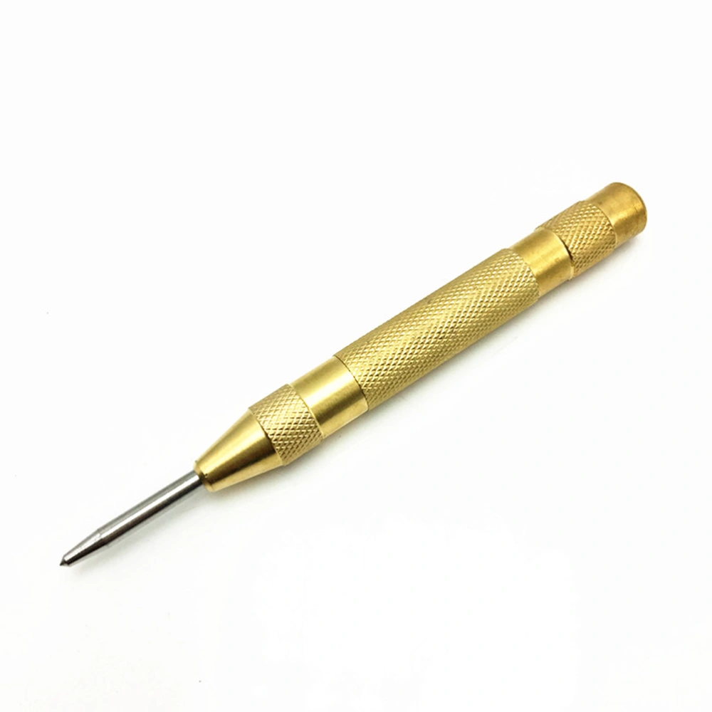 Semi-Automatic Center Punch with Brass Handle