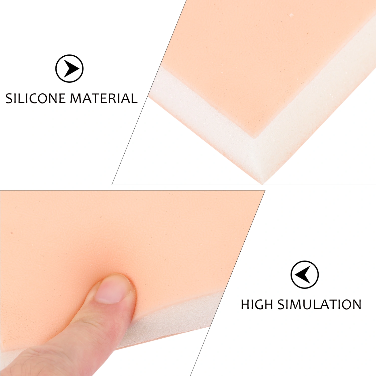 Injection Training Sponge Pad Subcutaneous Injection Training Pad for Student
