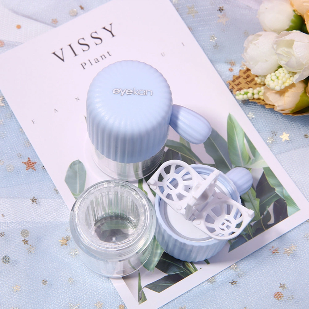 Lenses Cleaner Manual Rotary Cleaner Plastic Lenses Cleaner (Blue)
