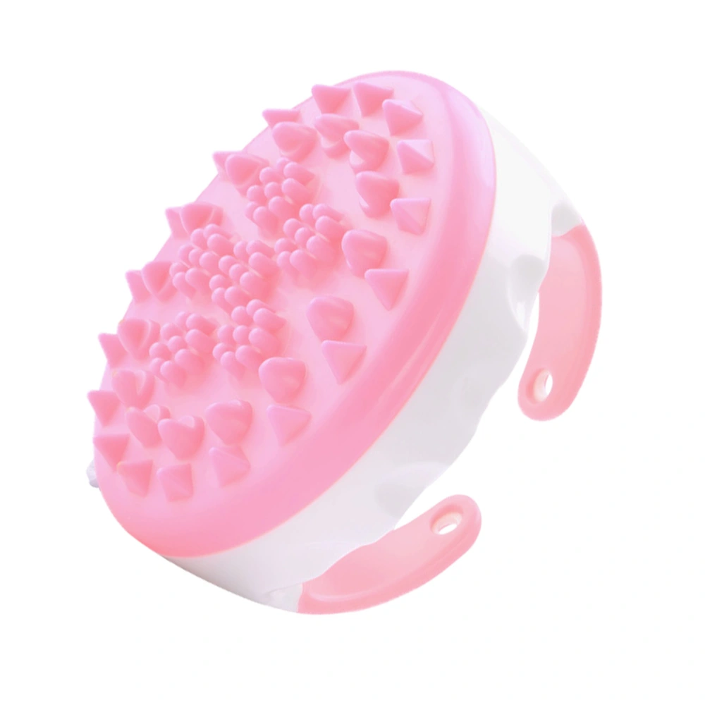 Handheld Massage Brush Bath Brush Body Massager Shaping Slimming Beauty Tools(Pink)