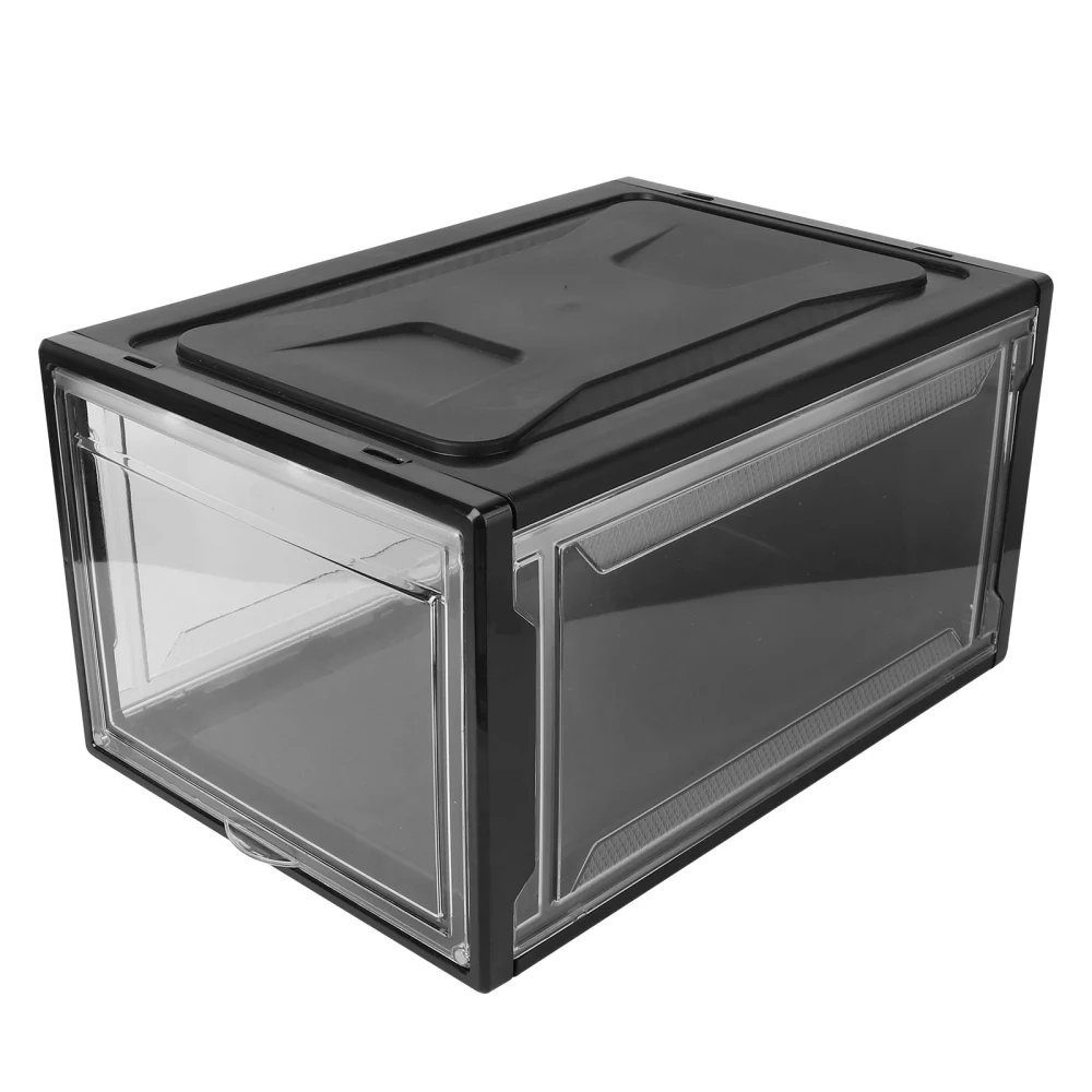 1Pc Transparent Sneaker Case Shoe Box Display Shoe Cabinet Clamshell Pattern Box