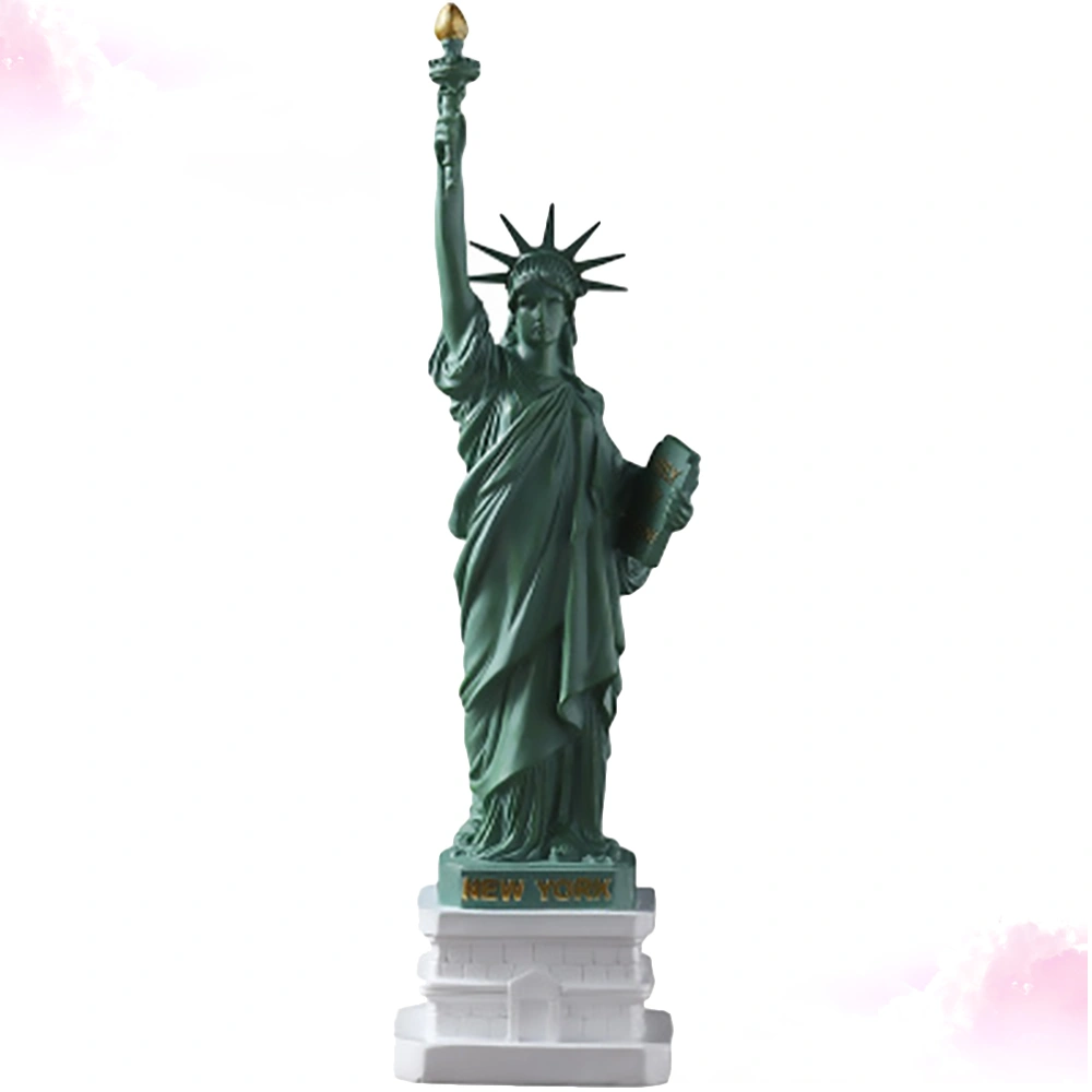 Goddess of Liberty Home Decor Resin Crafts Ornaments Desktop Decoration Creative Tabletop Adornment for Living Room Bedroom (A Pattern)