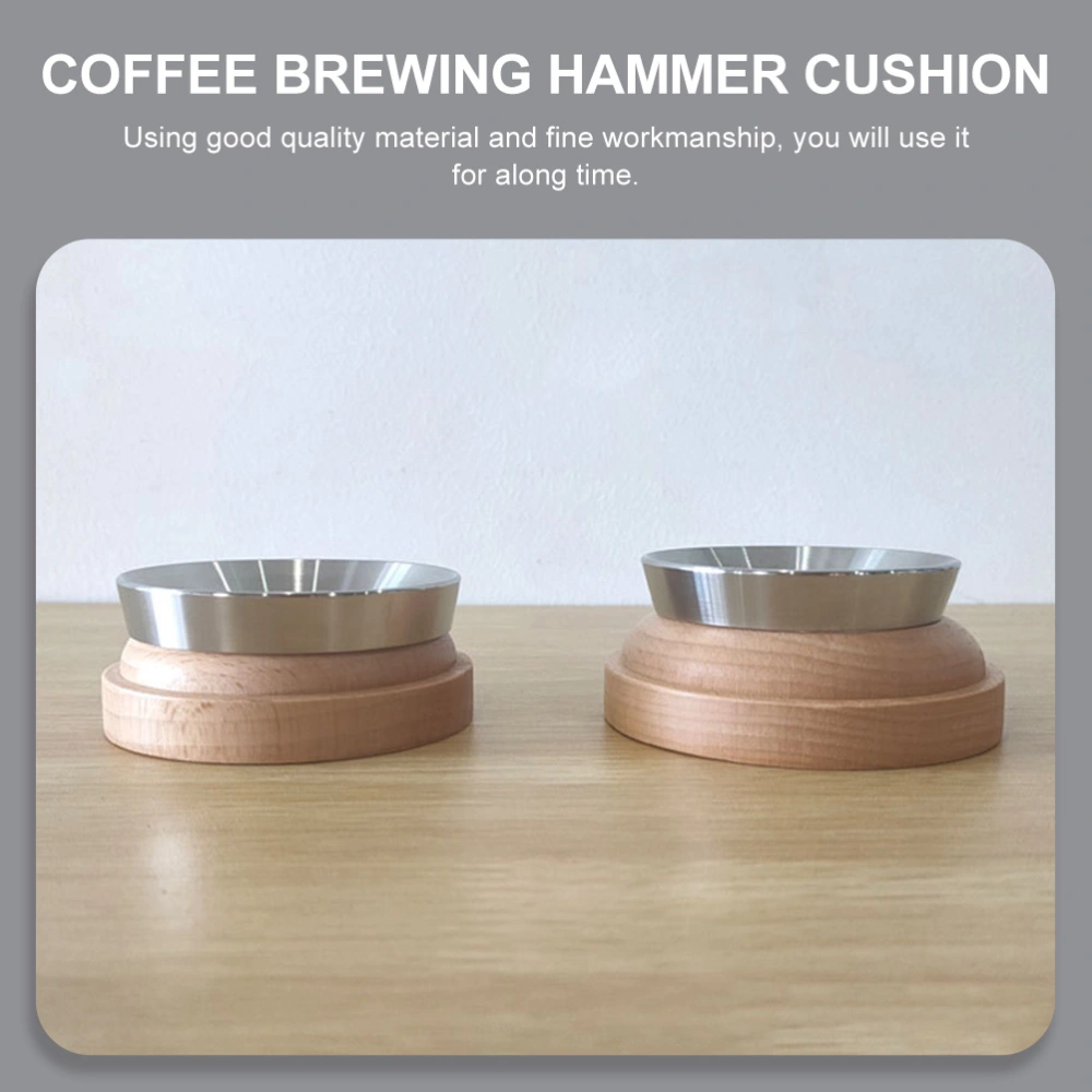 1Pc Coffee Press Powder Holder Non-slip Press Base Useful Coffee Hammer Holder