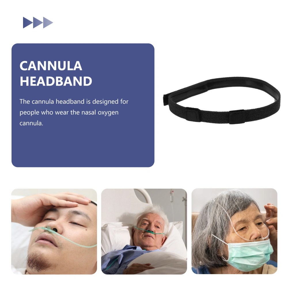 Professional Cannula Headband Convenient Oxygen Headband Elastic Cannula Band