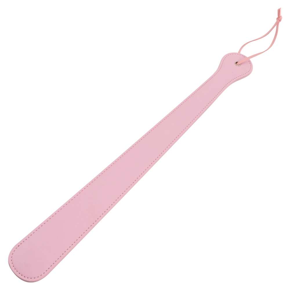 1pc Adults Flirting Tool Leather Slapper Spanking Paddle Role-play (Pink)