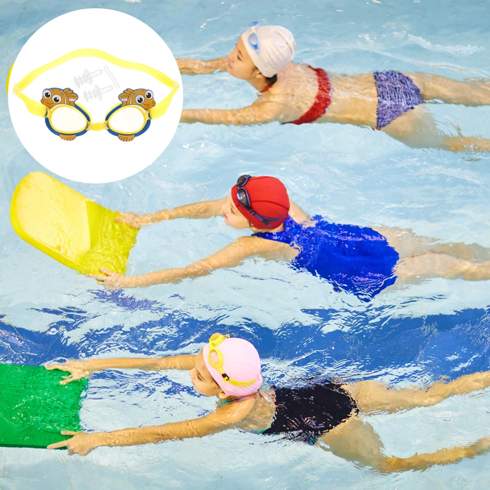 Kids Swim Goggles Cartoon Swimming Goggles Kids Swimming Learning Supplies