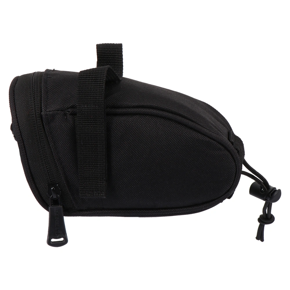 Bike Backseat Bag Cycling Storage Bag Bike Storage Pouch for Outdoor (Black)