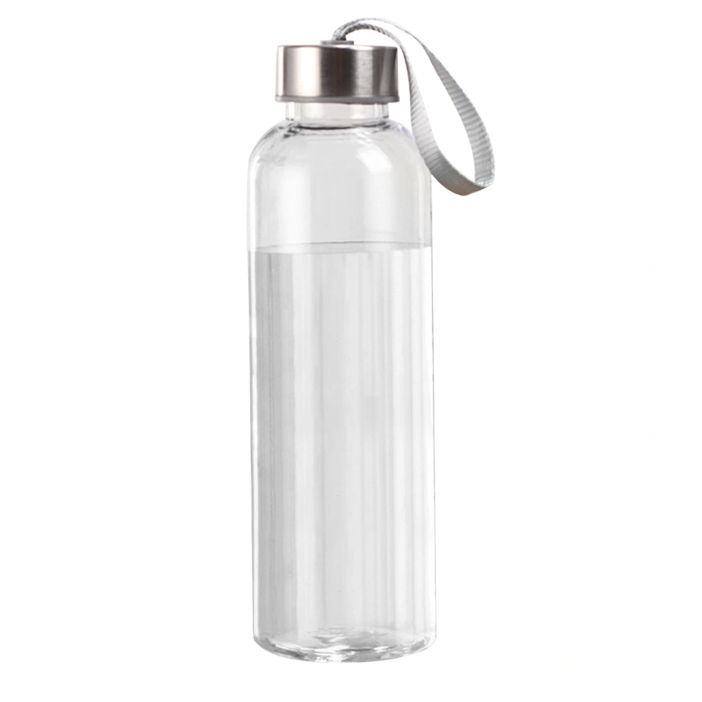 Plastic Leakproof Water Bottle Portable Transparent Anti-fall Drinking Bottle for Outdoor Sports Travel (300ml)