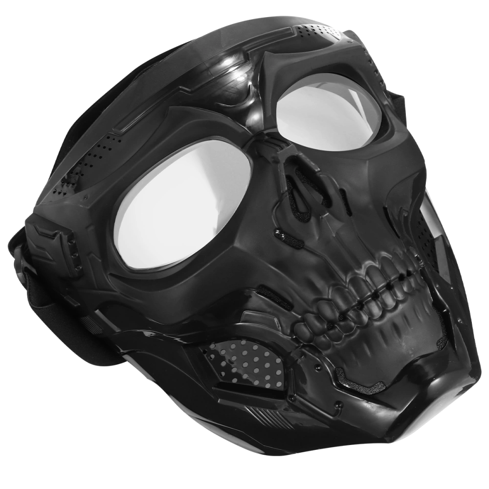 1pc Skull Design Face Cover Outdoor Motorcycle Riding Protective Cover Face Mask