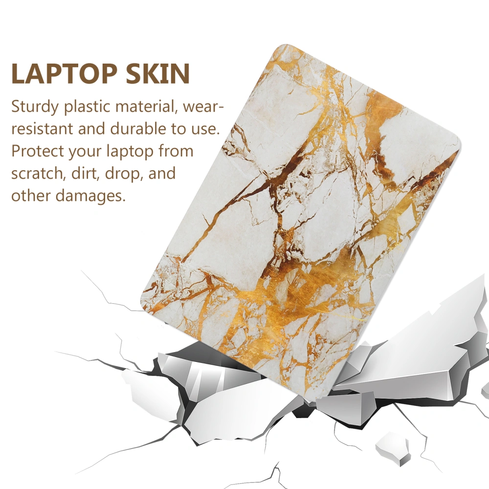 Laptop Skin Cover Marble Pattern Decal Compatible for Pro 13.3 Retina