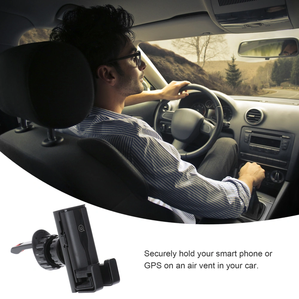 Car Phone Mount Car Air Vent Phone Holder Universal Car Phone Holder (Black)