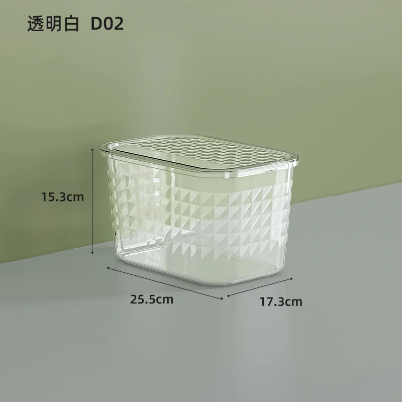 Book Storage Container Stationery Container Bedroom Storage Box Desktop Clear Box with Lid