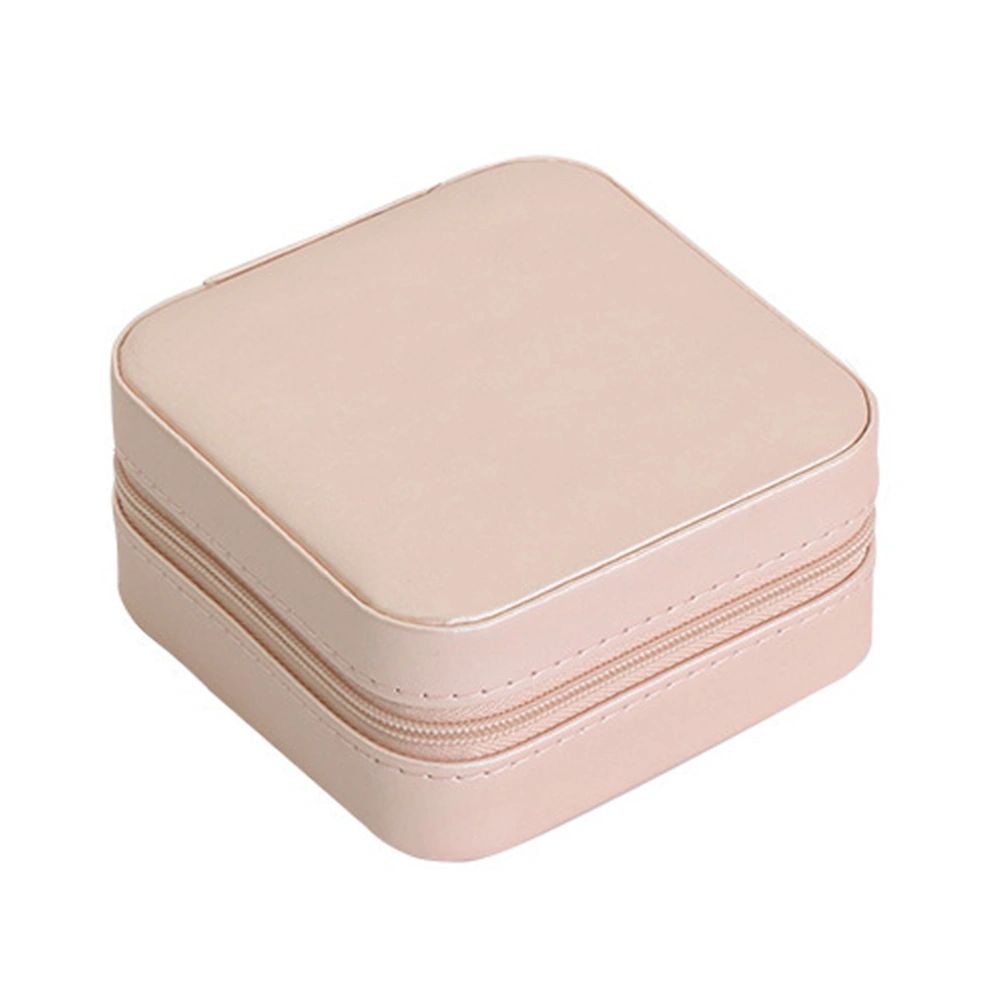 PU Leather Small Jewelry Box Portable Travel Mini Jewelry Organizer Jewelry Storage Box