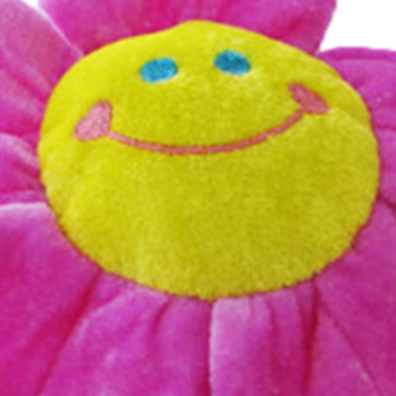 Plush Sun Flower Simulation Plush Cartoon Sunflower Plant Plush Toys for Wedding Party Purple 90cm/35.4in