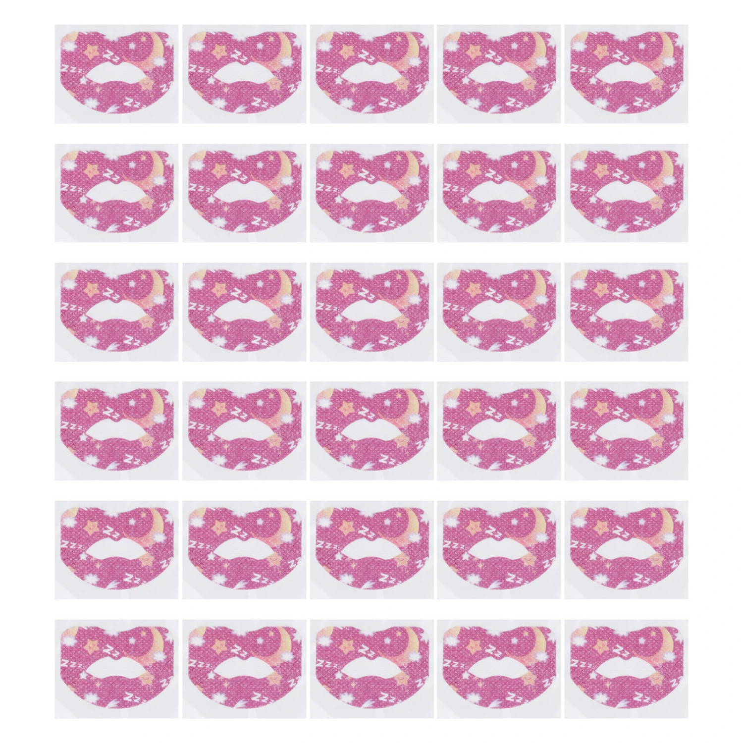 30pcs Mouth Sleep Strip Breathing Training Portable Ultra Thin Snoring Mouth Tape for Night
