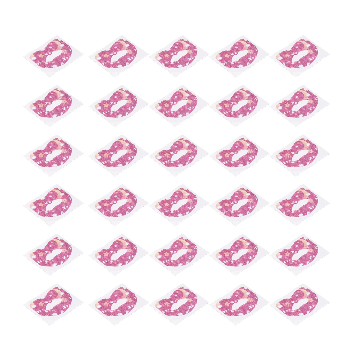 30pcs Mouth Sleep Strip Breathing Training Portable Ultra Thin Snoring Mouth Tape for Night