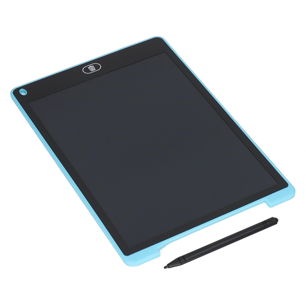 LCD Writing Tablet 12in Eye Protection DIY Graffiti ABS Plastic Portable Drawing Board for Home Travel 12in Color Blue