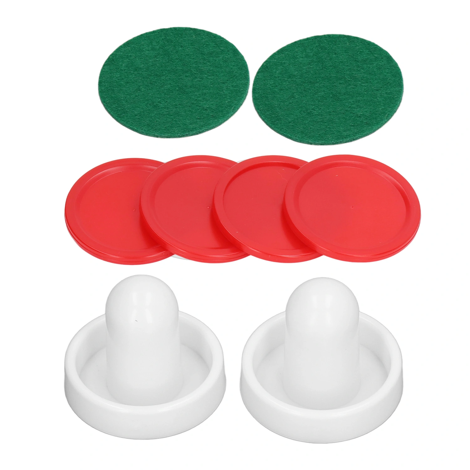8pcs 60mm Air Hockeys Pusher Accessories High Impact Resistance Long Lasting Table Air Hockeys Accessories Type B