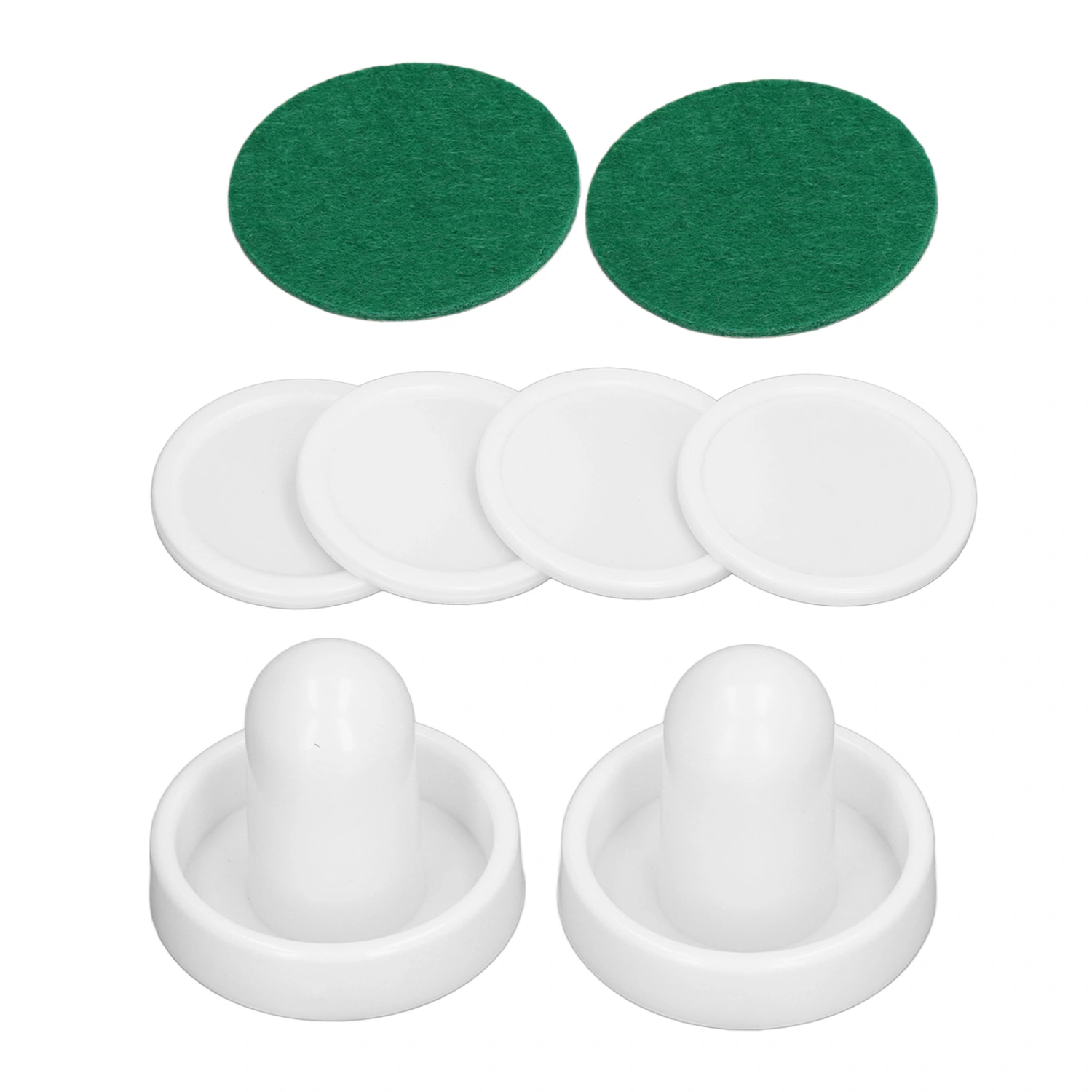8pcs 60mm Air Hockeys Pusher Accessories High Impact Resistance Long Lasting Table Air Hockeys Accessories Type A