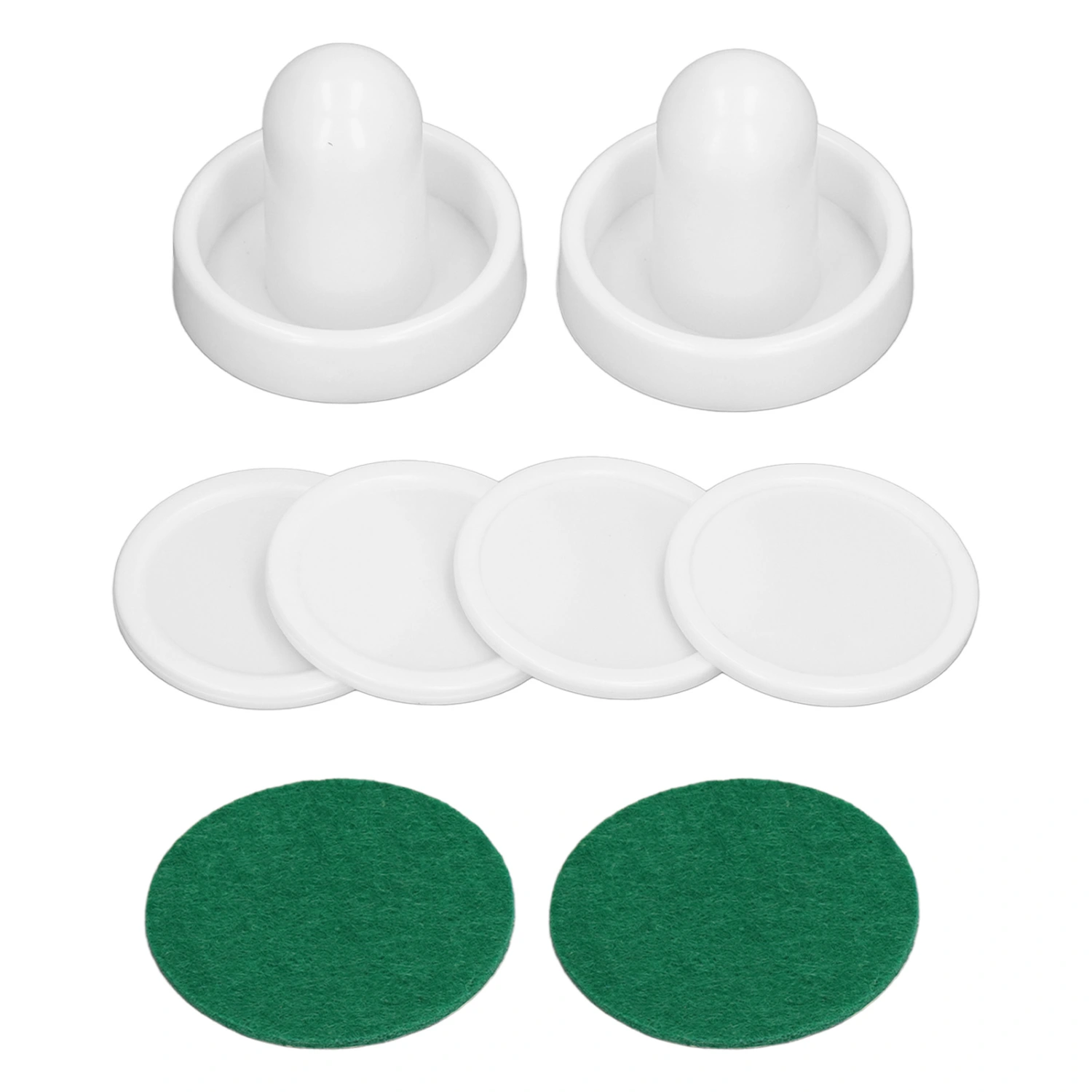 8pcs 60mm Air Hockeys Pusher Accessories High Impact Resistance Long Lasting Table Air Hockeys Accessories Type A
