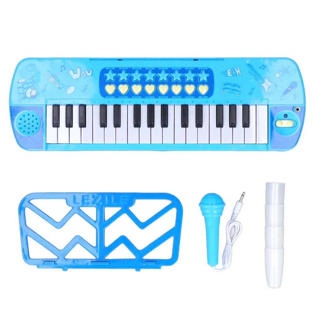 Electronic Keyboard Piano Toy Mini 37 Keys Keyboard Piano Musical Toy with Microphone for Baby Toddler