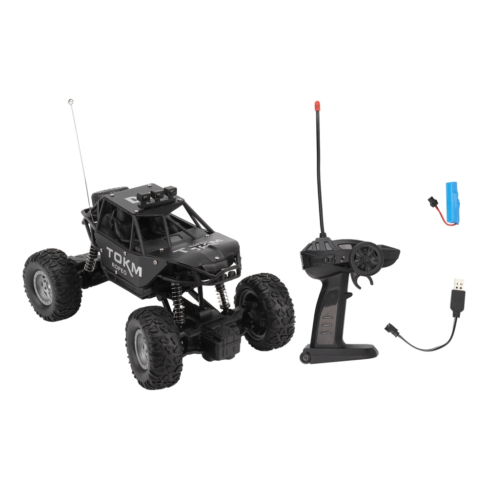 Remote Control Car Rechargeable Trucks Car High Speed Vehicle Toy for Boys Children Black