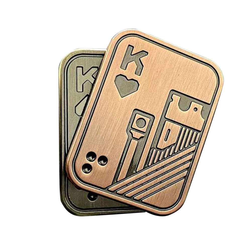 Metal Magnets Push Cards Metal Playing Cards Floating Slider Adult Stress Reduction Toys