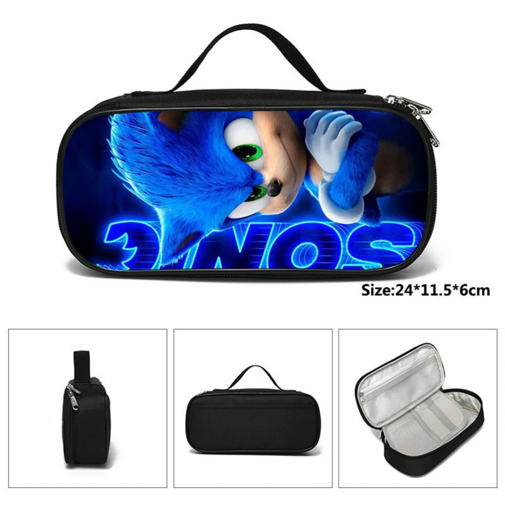 Anime Game Pencil Case Cartoon Pencil Bag with Zipper Pencil Case Organizer Pencil Pouch for Kids Boys Girls