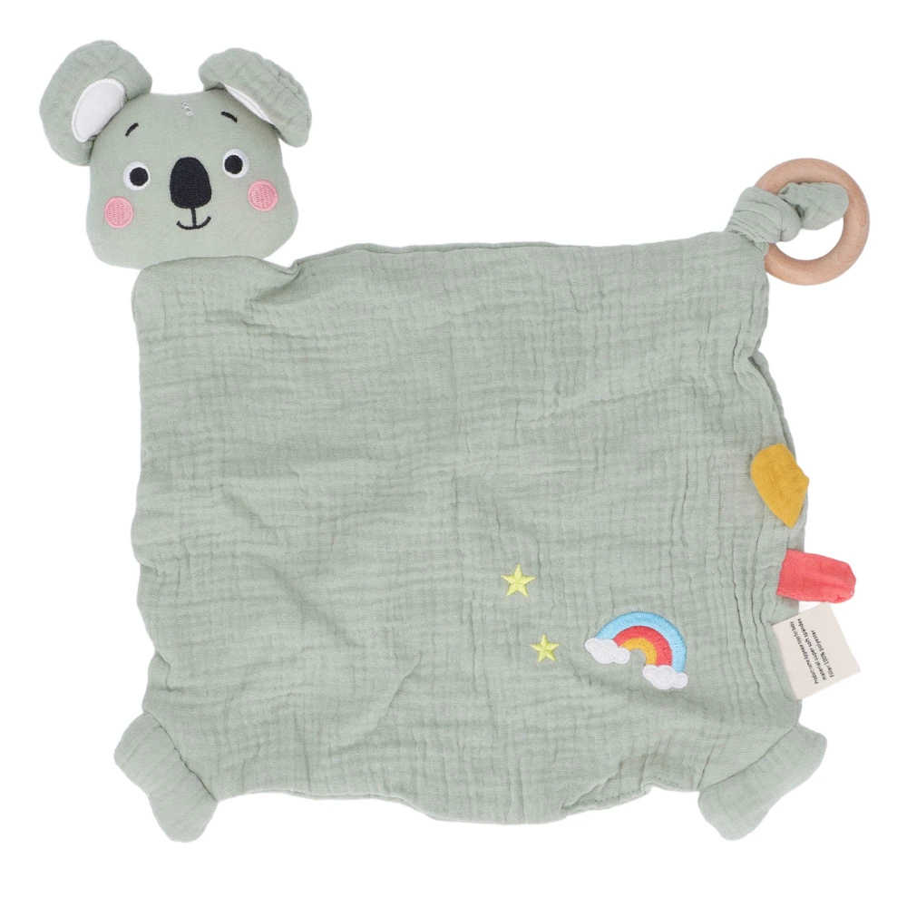 Baby Security Blanket Cute Cartoon Koala Shape Safety Blanket Baby Early Education Toy Stuffed Blanket Towel Toy