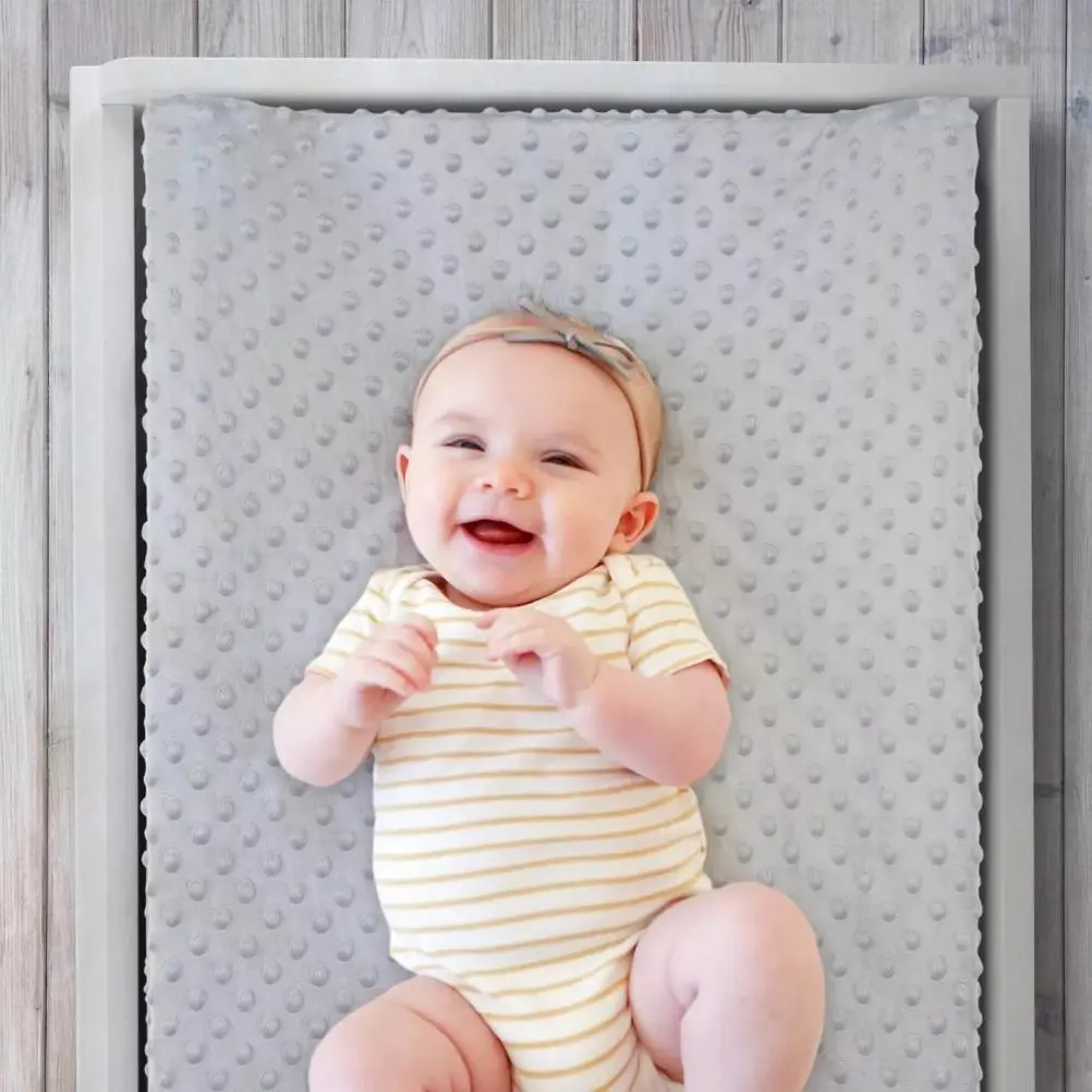 2Pcs Changing Pad Covers Waterproof Baby Changing Table Pad Covers Diaper Changing Pad Covers Detachable Washable Mattress Covers