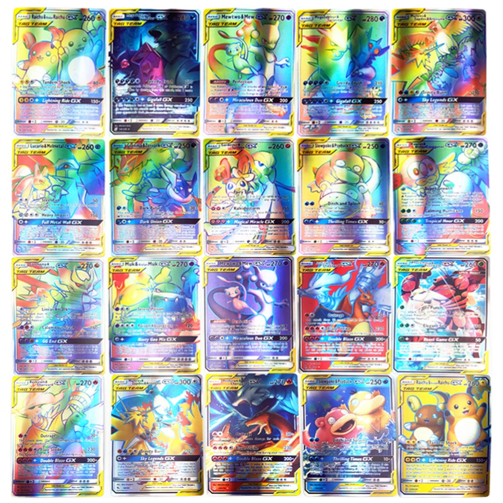 150Pcs Anime Card Set Cartoon Game Card Children GX Trading Cards