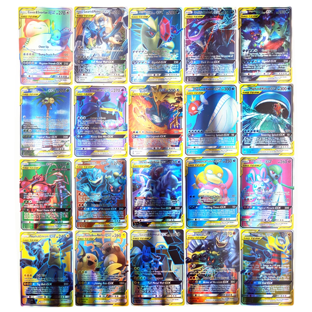 150Pcs Anime Card Set Cartoon Game Card Children GX Trading Cards