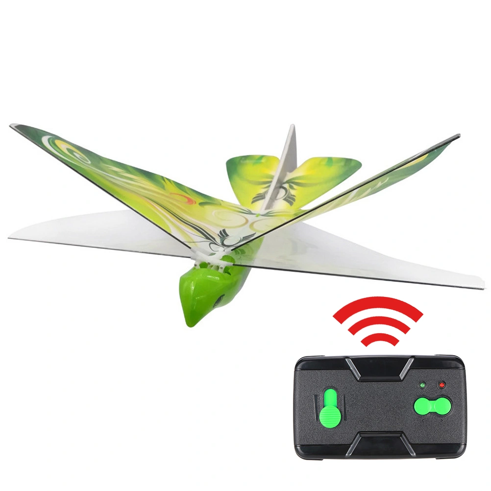 Electronic Drone Flying Birds Remote Control Electronic Bird Lightweight Durable Simulation Luminous Bird Toy for Kids