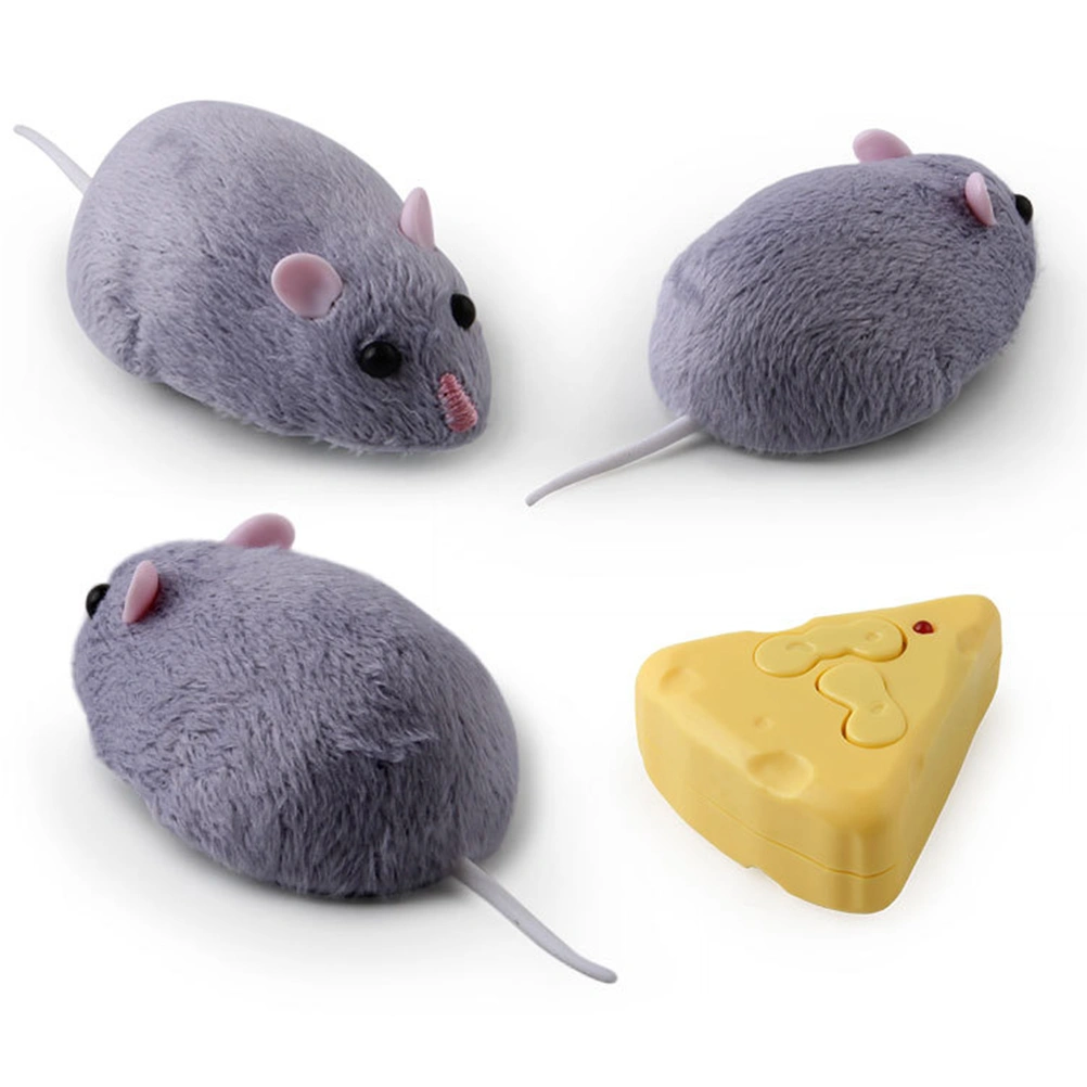 Mouse Plush Toy Remote Control Mouse Toy Cat Toys Realistic Comfortable Plush Rat Toy Fake Rat Mouse Toy