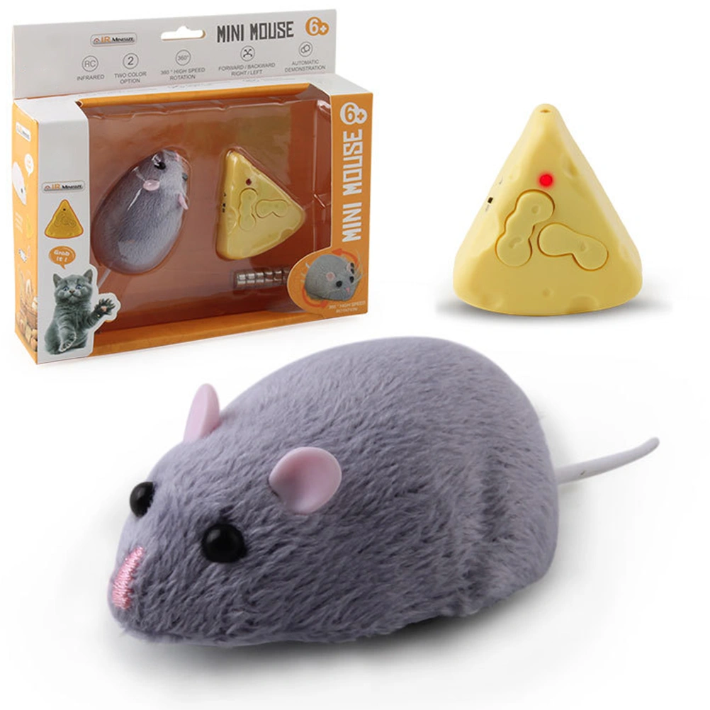 Mouse Plush Toy Remote Control Mouse Toy Cat Toys Realistic Comfortable Plush Rat Toy Fake Rat Mouse Toy