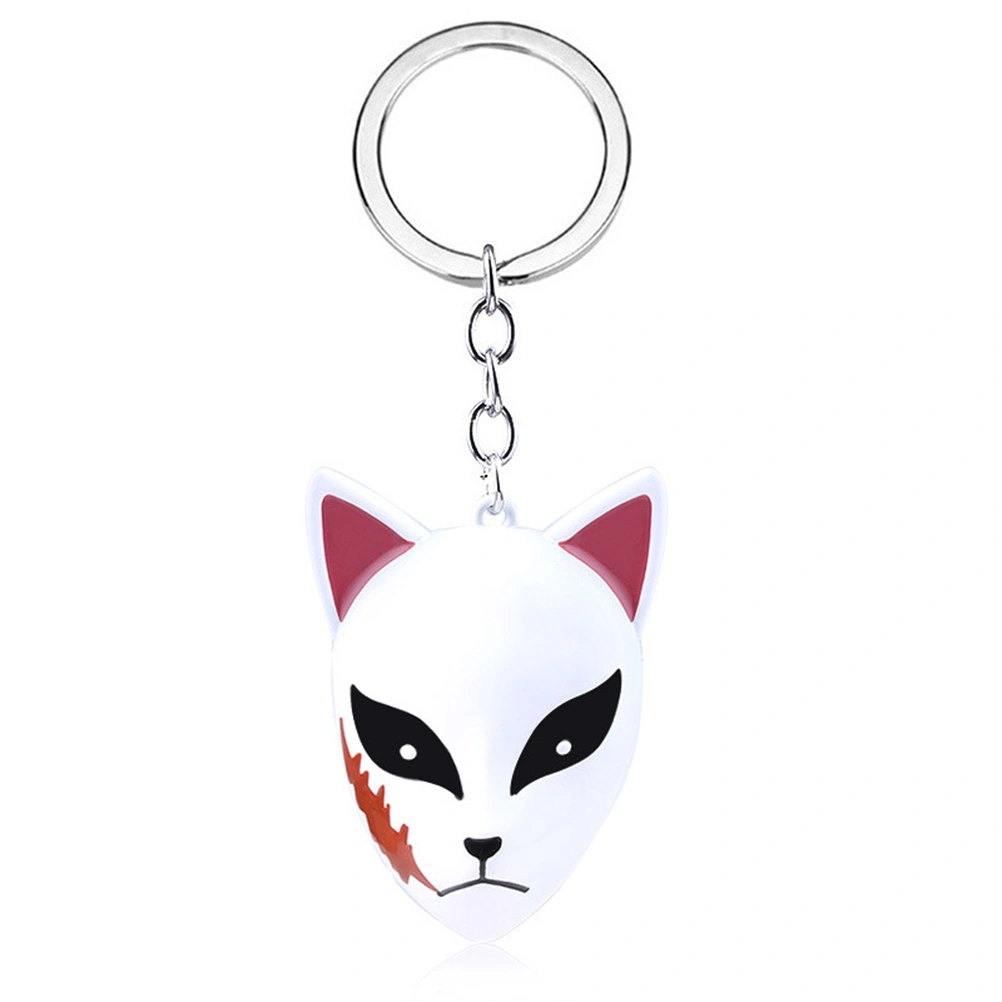 3 pcs Zinc Alloy Anime Mask Keychain Cartoon Cat Small Charm Mobile Phone Pendant Keychain Christmas Gift