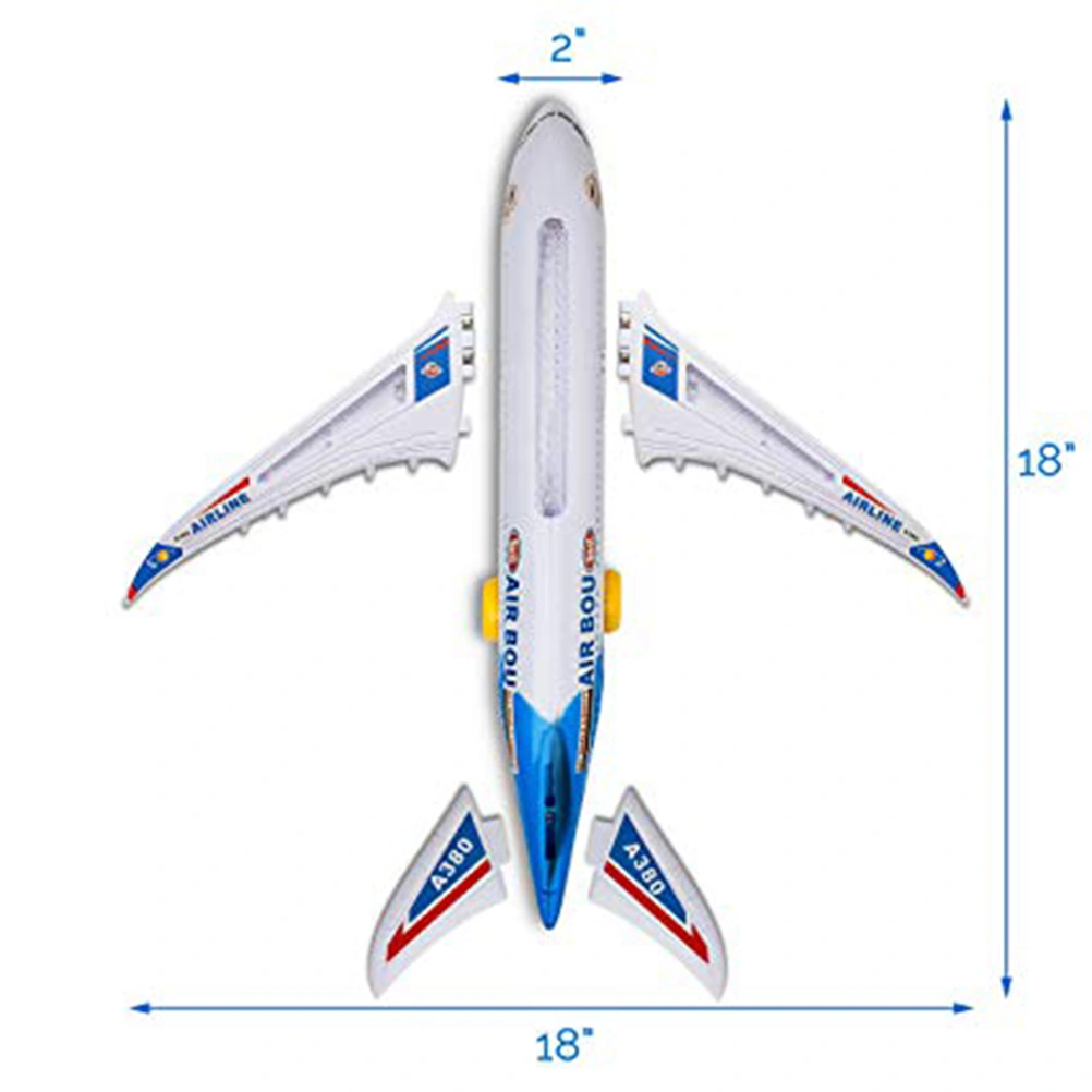 Electric Kids Action Toy Airplane Plane with Lights and Sounds Toy Planes for Boys and Girls