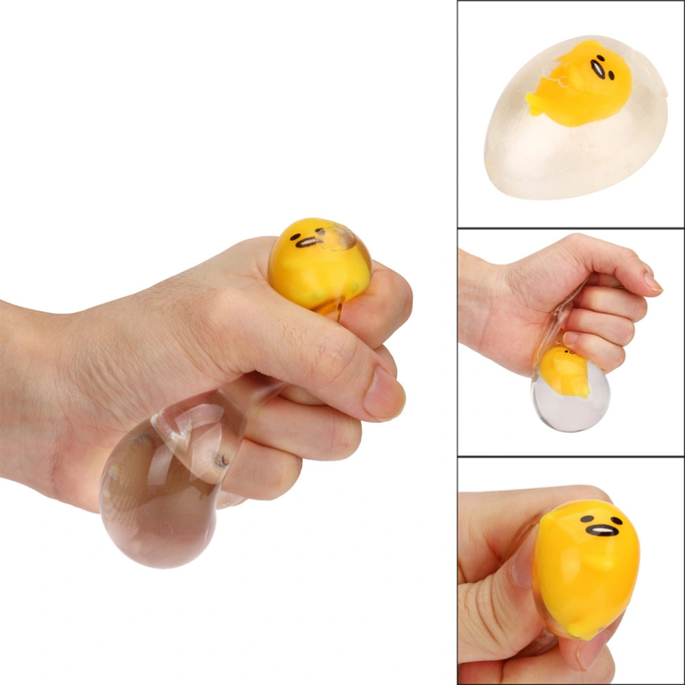 Lazy Egg Squeezing Anti Stress Toy Ball Antistress Clear Water Pinch Mascot Squeezing Toy