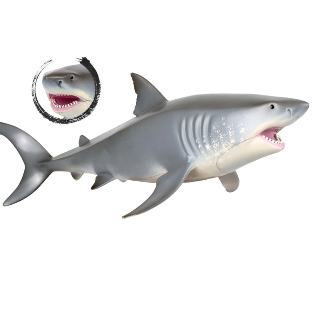 Lifelike Shark Shaped Toy Realistic Motion Simulation Animal Model for Kids Children