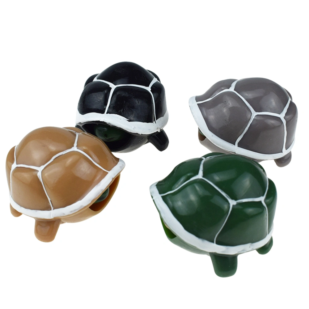 4PCS Stress Relief Toys Soft Ball Toy Funny Turtle Head Out Toys for Children and Adults