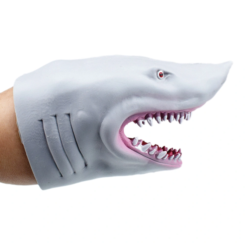 Realistic Animals Hand Puppets Gloves Shark Soft Stretchy Toy for Boys and Girls